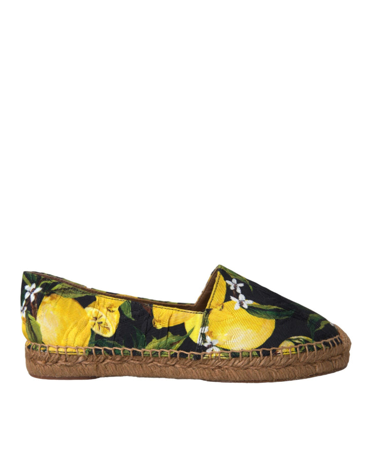 Zapatos Alpargatas Sin Cordones Dolce & Gabbana Multicolor Limón