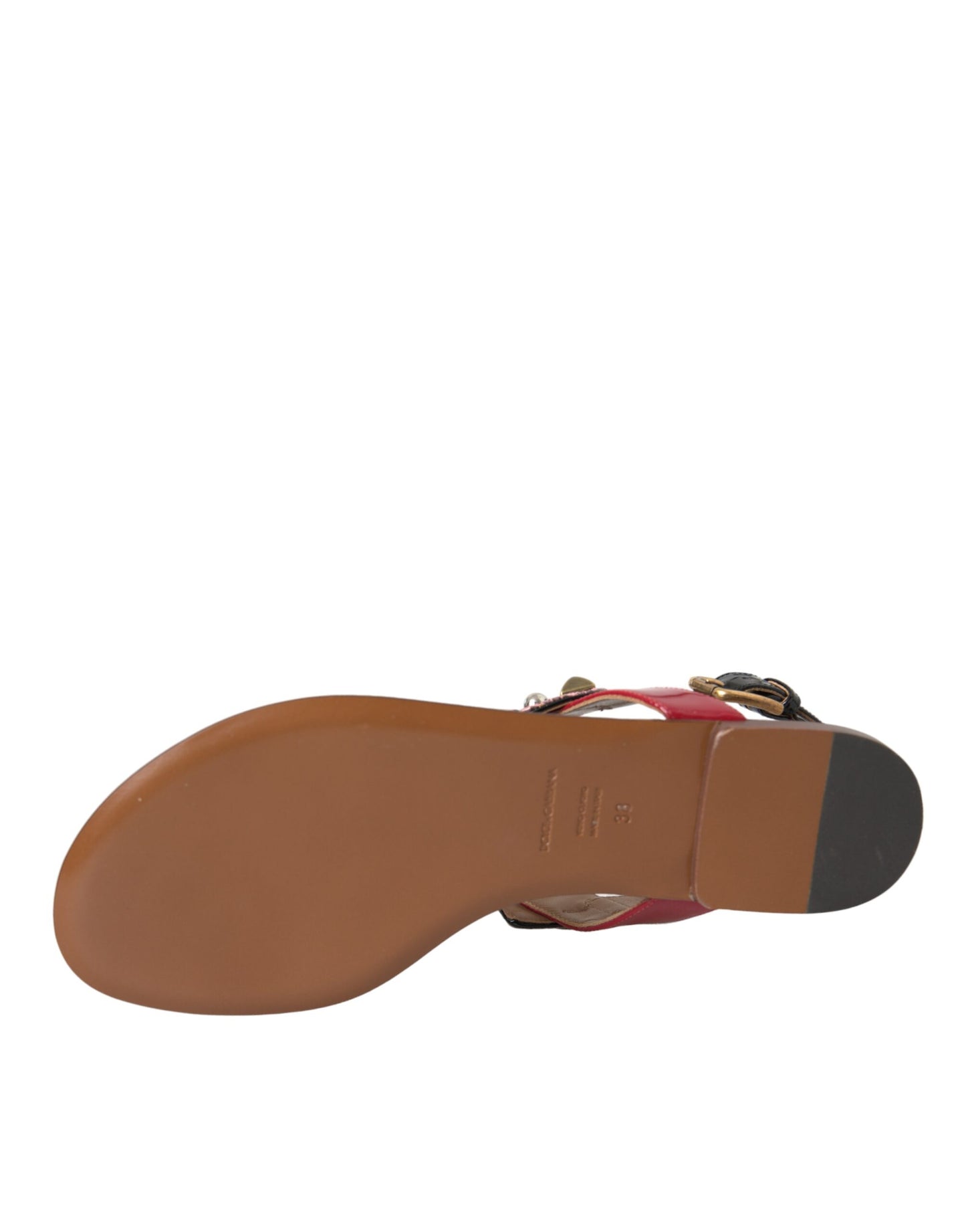 Sandalias de tacón y chanclas Dolce & Gabbana Multicolor Crystal