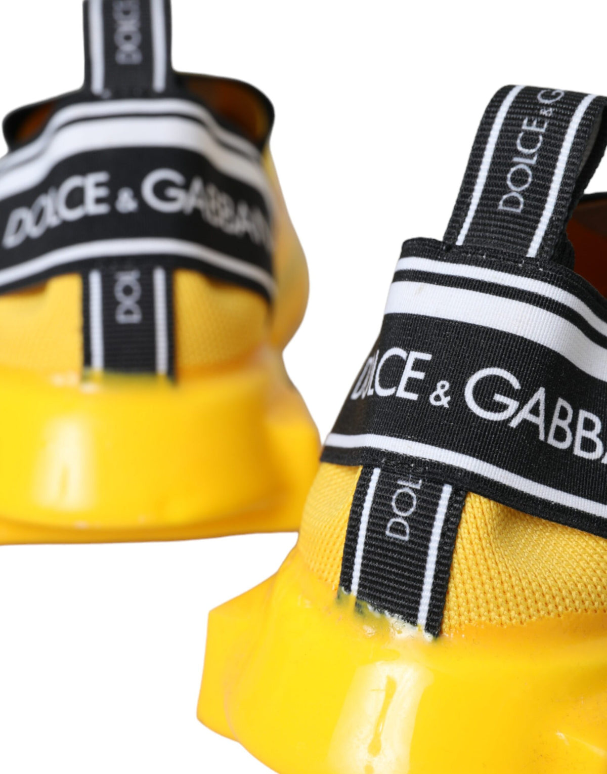 Zapatillas sin cordones Dolce & Gabbana Sorrento amarillas para mujer