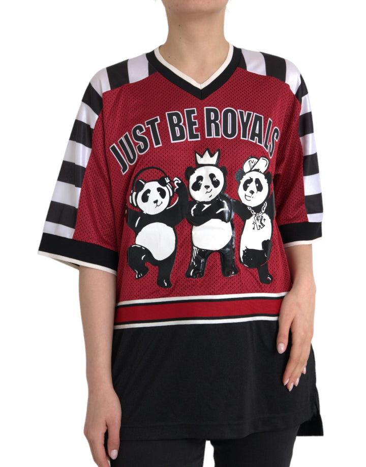 T-shirt oversize Dolce & Gabbana multicolore Royals Panda