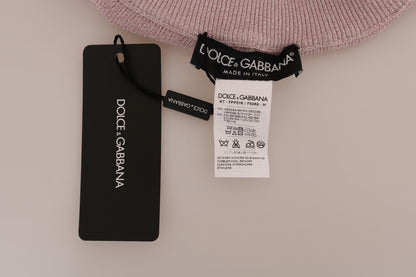 Collants Dolce & Gabbana roses à taille extensible