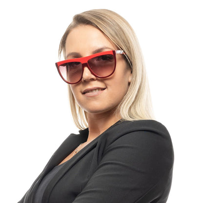 Emilio Pucci Burgundy Plastic Sunglasses