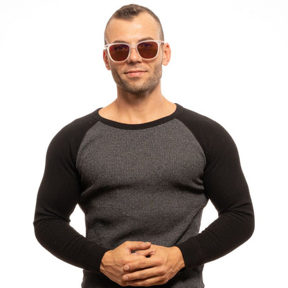 Police Transparent Plastic Sunglasses