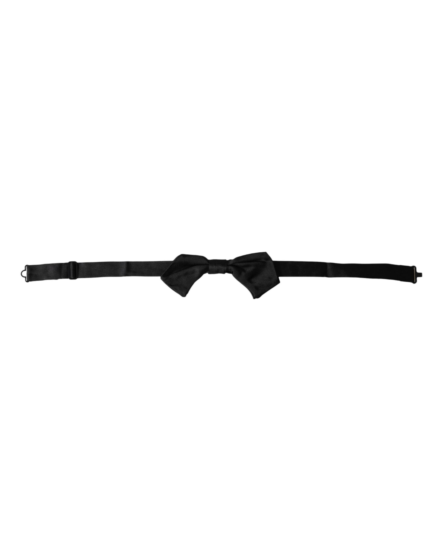 Nœud Papillon Réglable Homme Dolce & Gabbana en Satin de Soie Noir