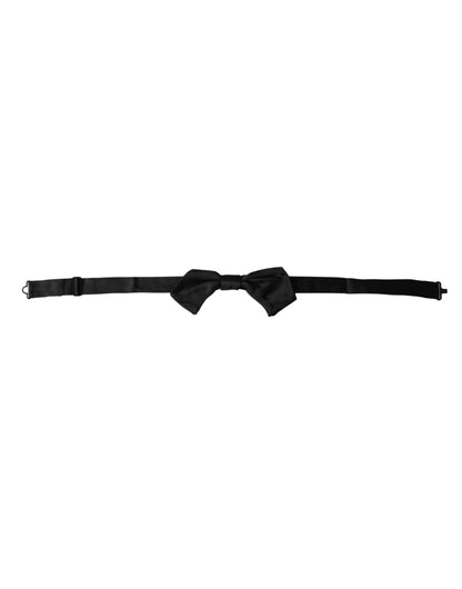 Nœud Papillon Réglable Homme Dolce & Gabbana en Satin de Soie Noir