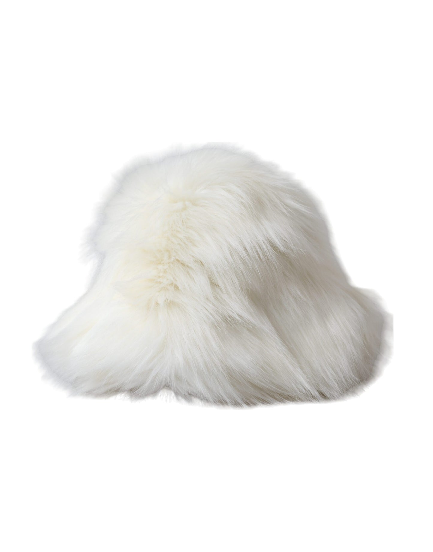 Sombrero estilo pescador blanco de piel sintética acrílica para mujer Dolce & Gabbana