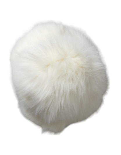 Sombrero estilo pescador blanco de piel sintética acrílica para mujer Dolce & Gabbana
