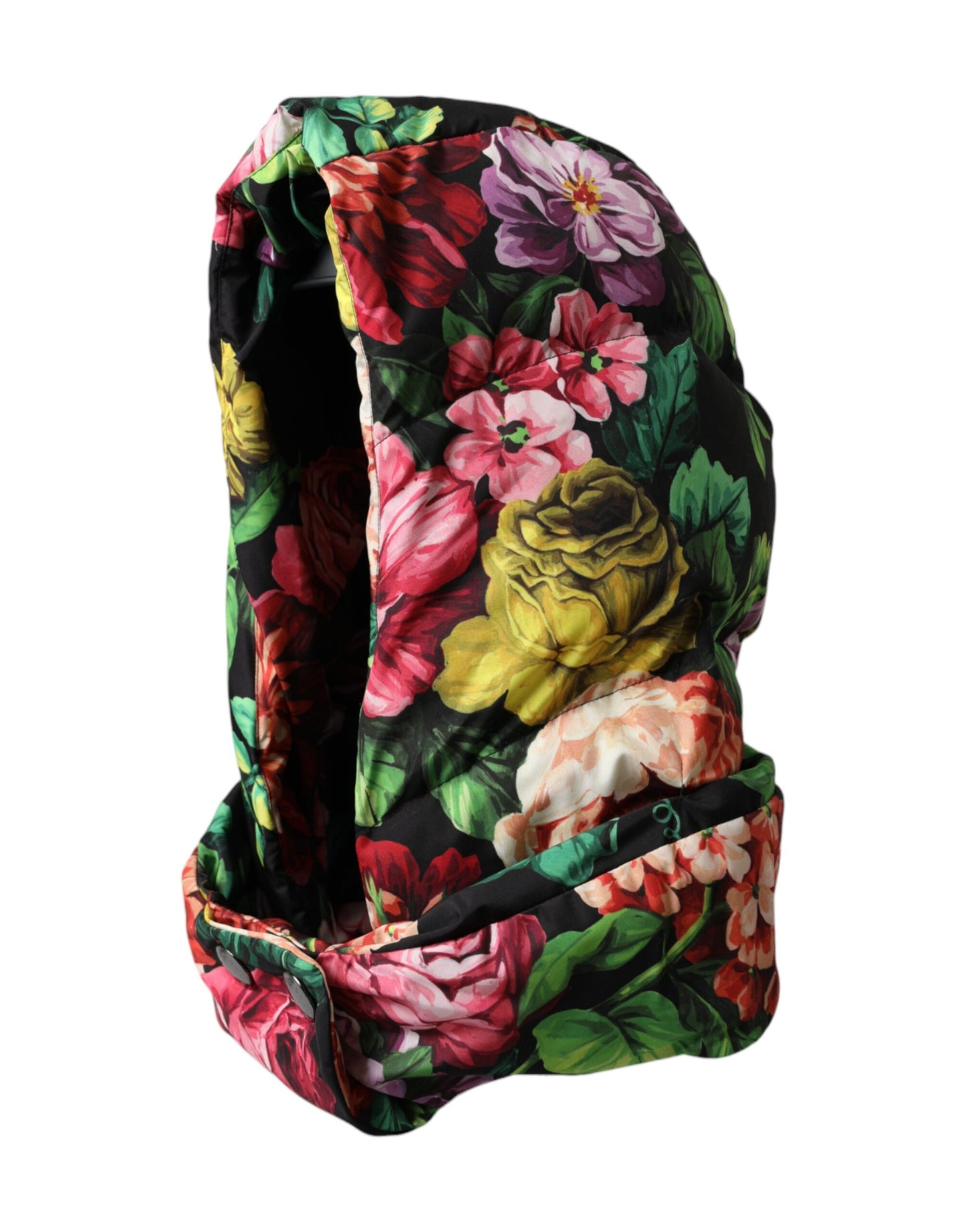 Chapeau Dolce & Gabbana multicolore fleuri à enrouler entièrement la tête
