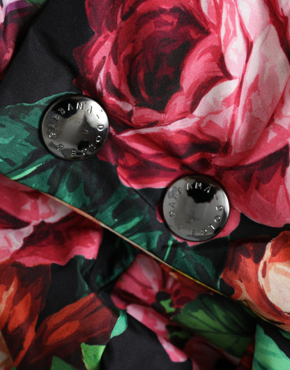 Chapeau Dolce & Gabbana multicolore fleuri à enrouler entièrement la tête