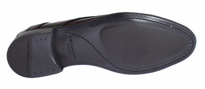 Chaussures habillées Dolce & Gabbana en cuir noir bordeaux
