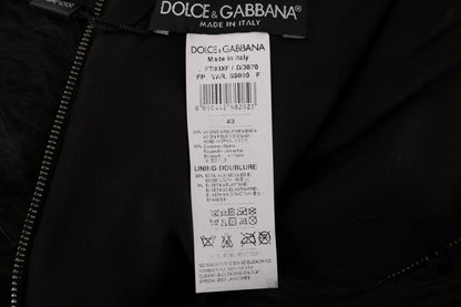 Mini-short Dolce & Gabbana en fourrure de vison nutria noire