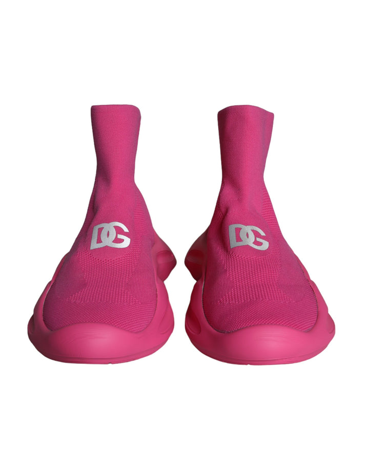 Zapatillas Slip On Dolce & Gabbana con Logotipo Rosa