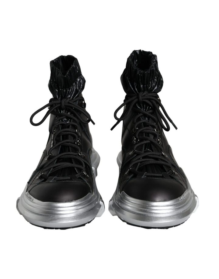 Zapatillas Altas Dolce & Gabbana Galileo de Nylon Negras