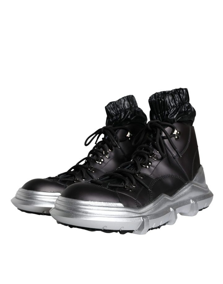 Zapatillas Altas Dolce & Gabbana Galileo de Nylon Negras