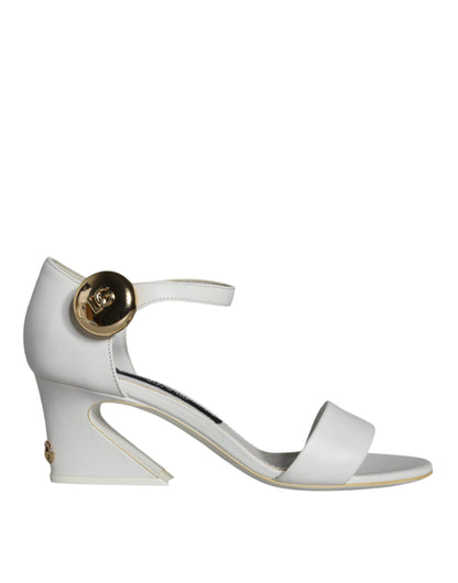Zapatos Sandalias Dolce & Gabbana Keira de Cuero Blanco