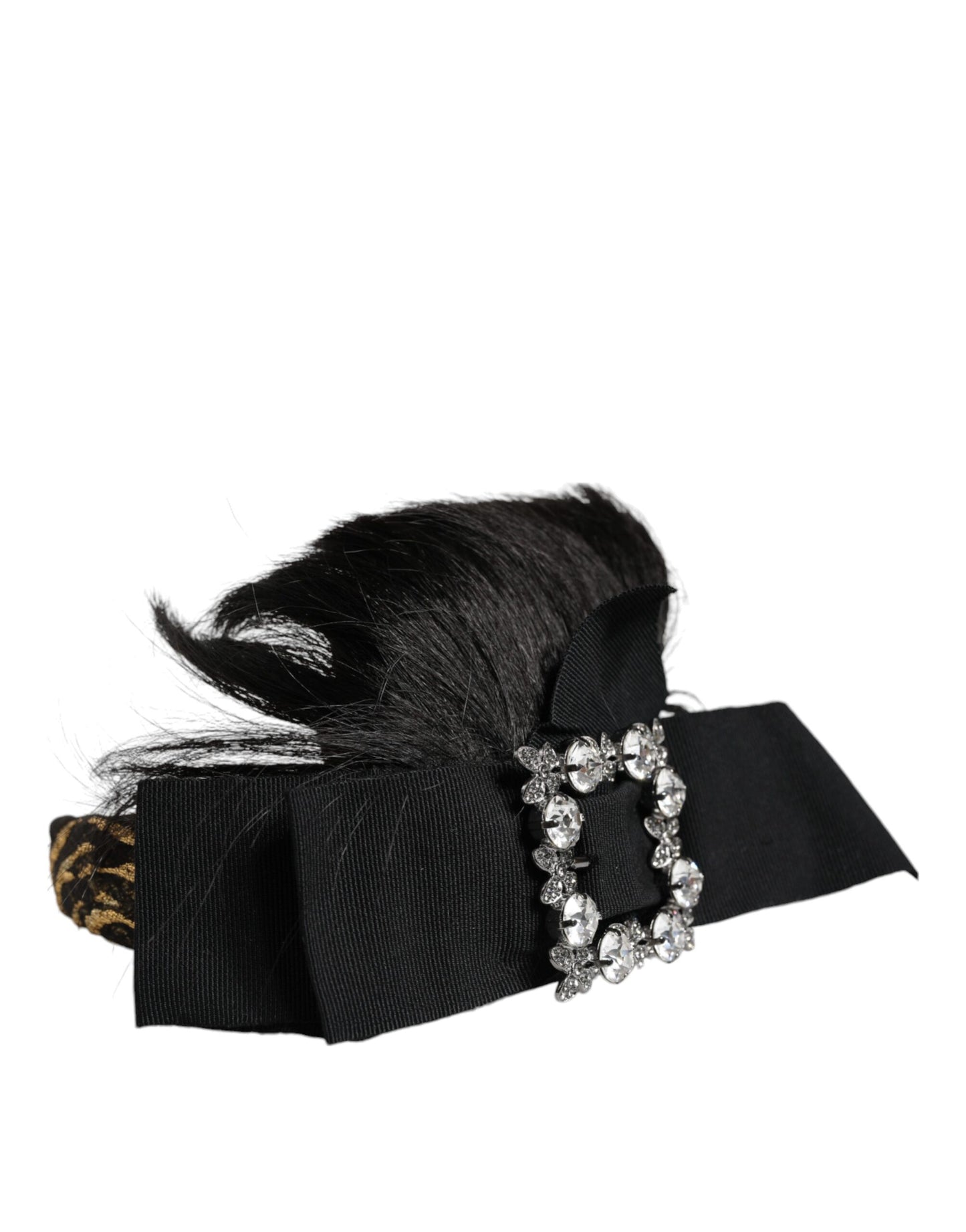 Diadema Dolce & Gabbana Negra de Cristal para Peluquería