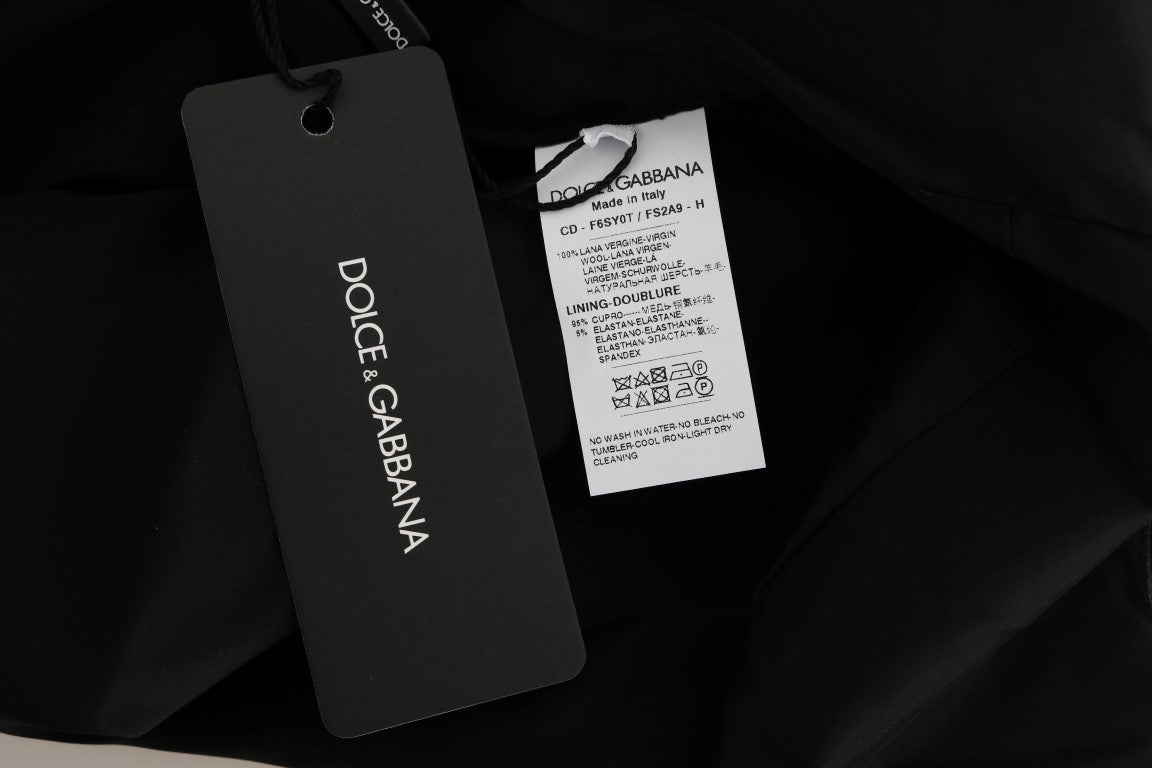 Robe fourreau Dolce & Gabbana en laine grise à pois