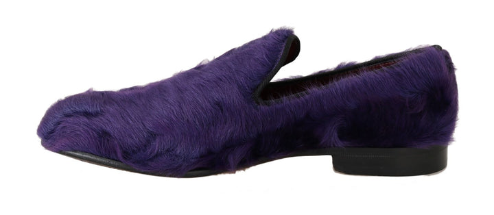 Mocasines de Piel de Oveja Morados Dolce & Gabbana