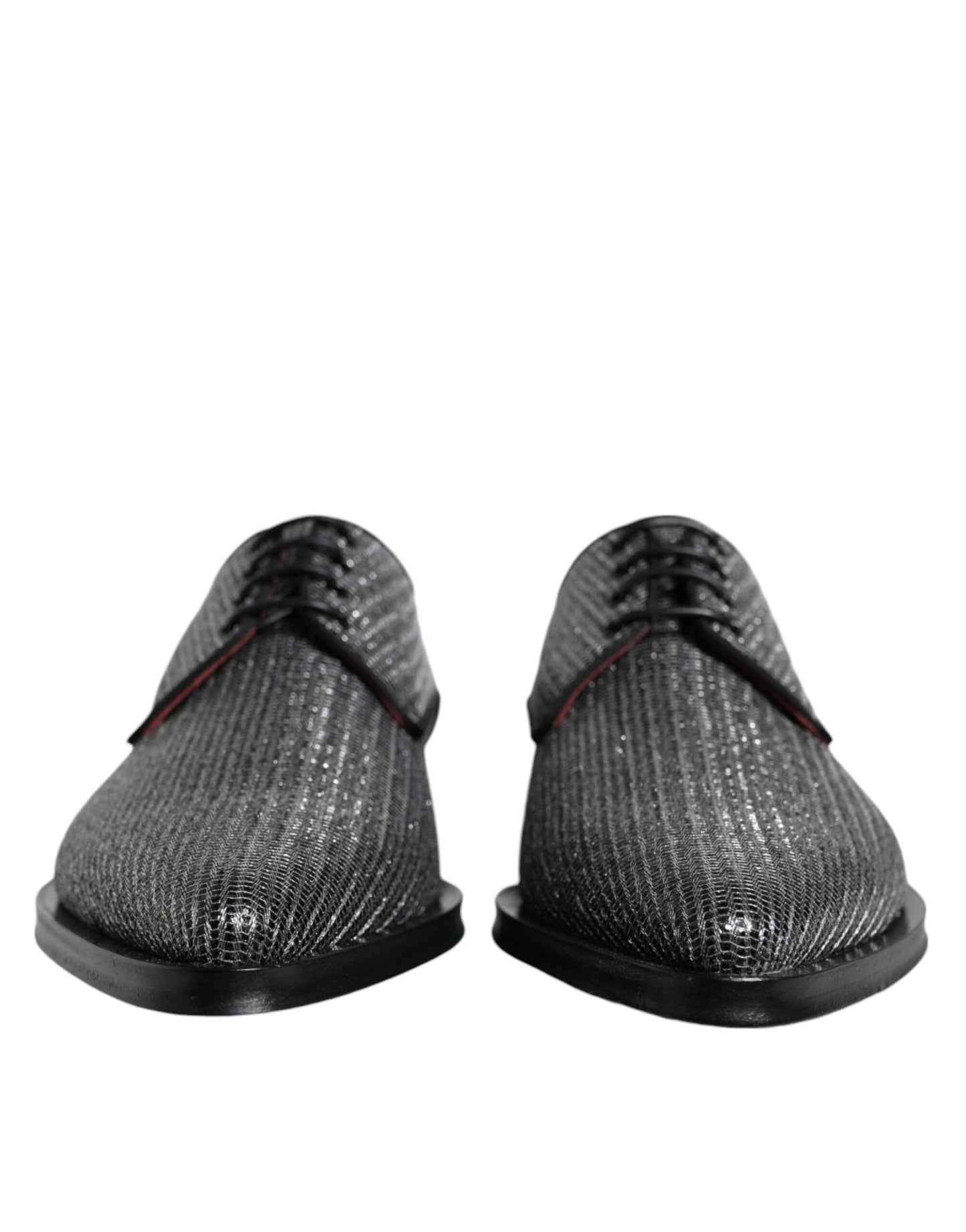 Chaussures Richelieu de cérémonie Dolce & Gabbana en polyuréthane argenté