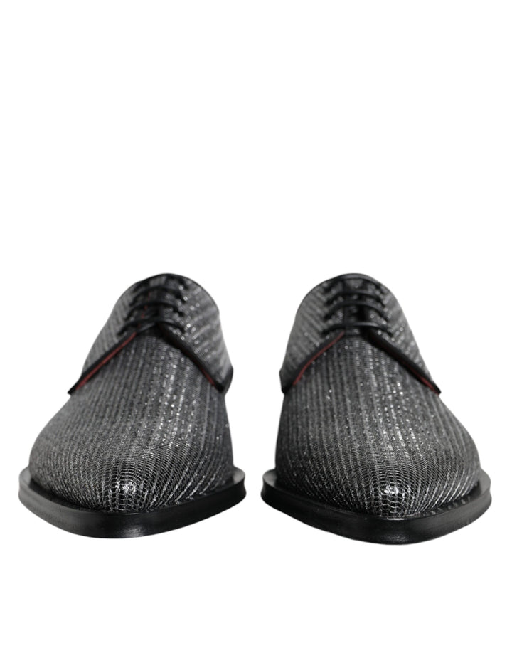 Zapatos de vestir Dolce & Gabbana Derby de poliuretano plateado