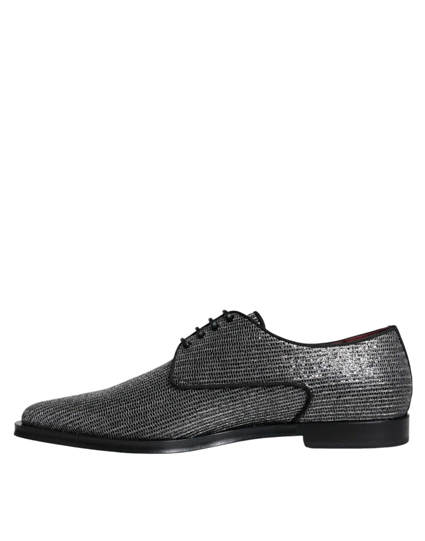 Chaussures Richelieu de cérémonie Dolce & Gabbana en polyuréthane argenté