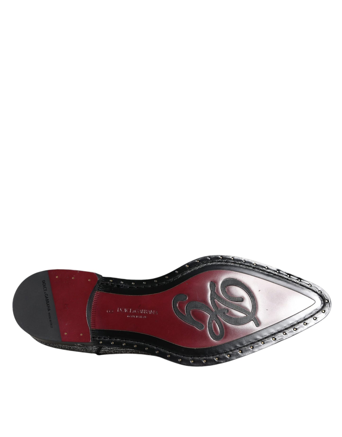 Chaussures Richelieu de cérémonie Dolce & Gabbana en polyuréthane argenté