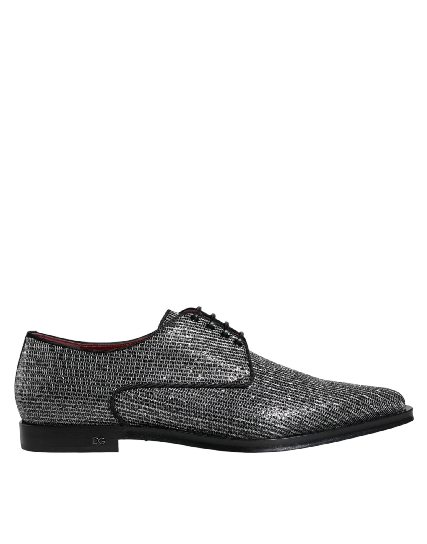 Chaussures Richelieu de cérémonie Dolce & Gabbana en polyuréthane argenté