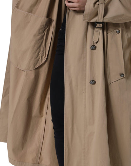 Veste trench croisée kaki Dolce & Gabbana