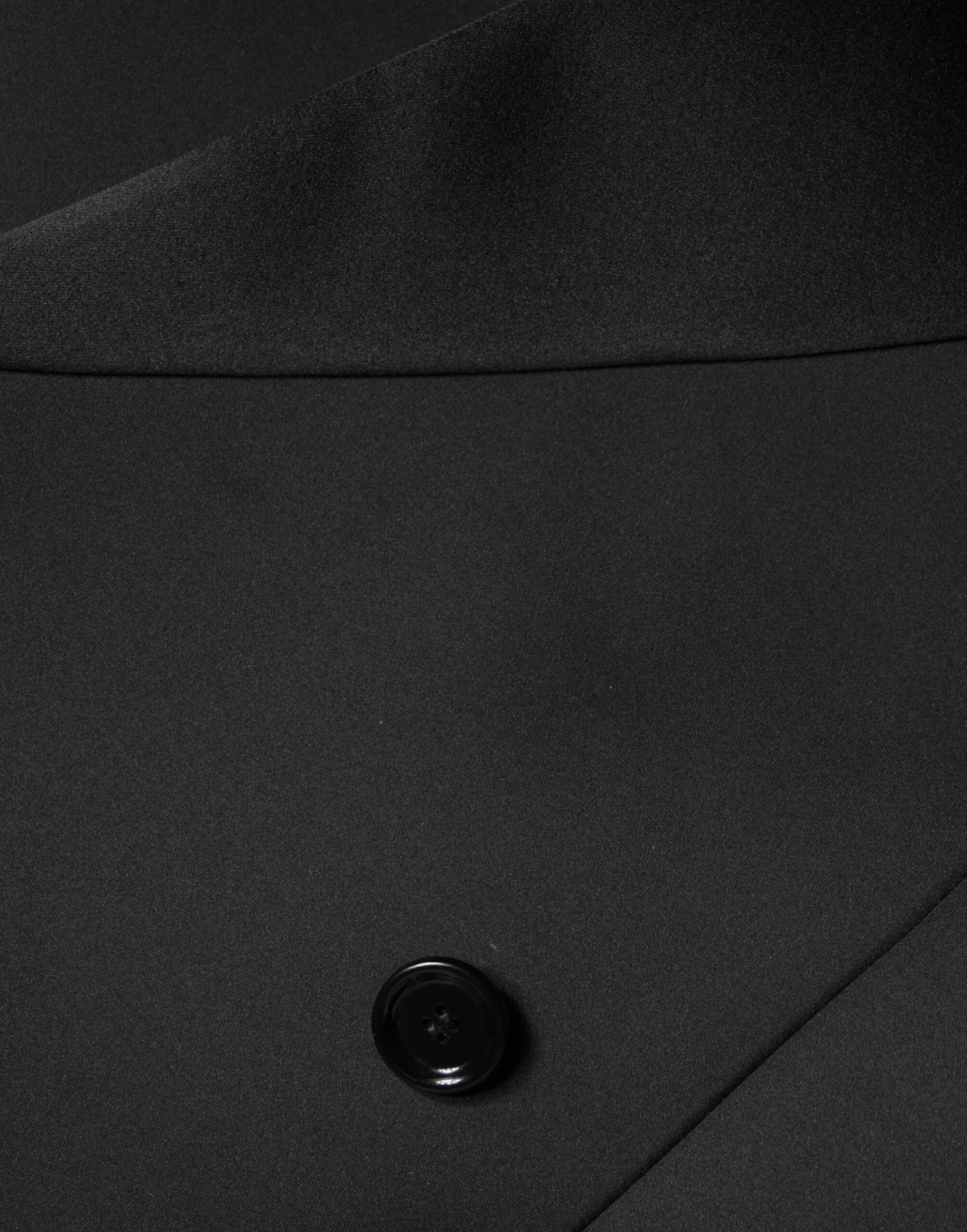 Chaqueta de doble botonadura Dolce & Gabbana de poliéster negro