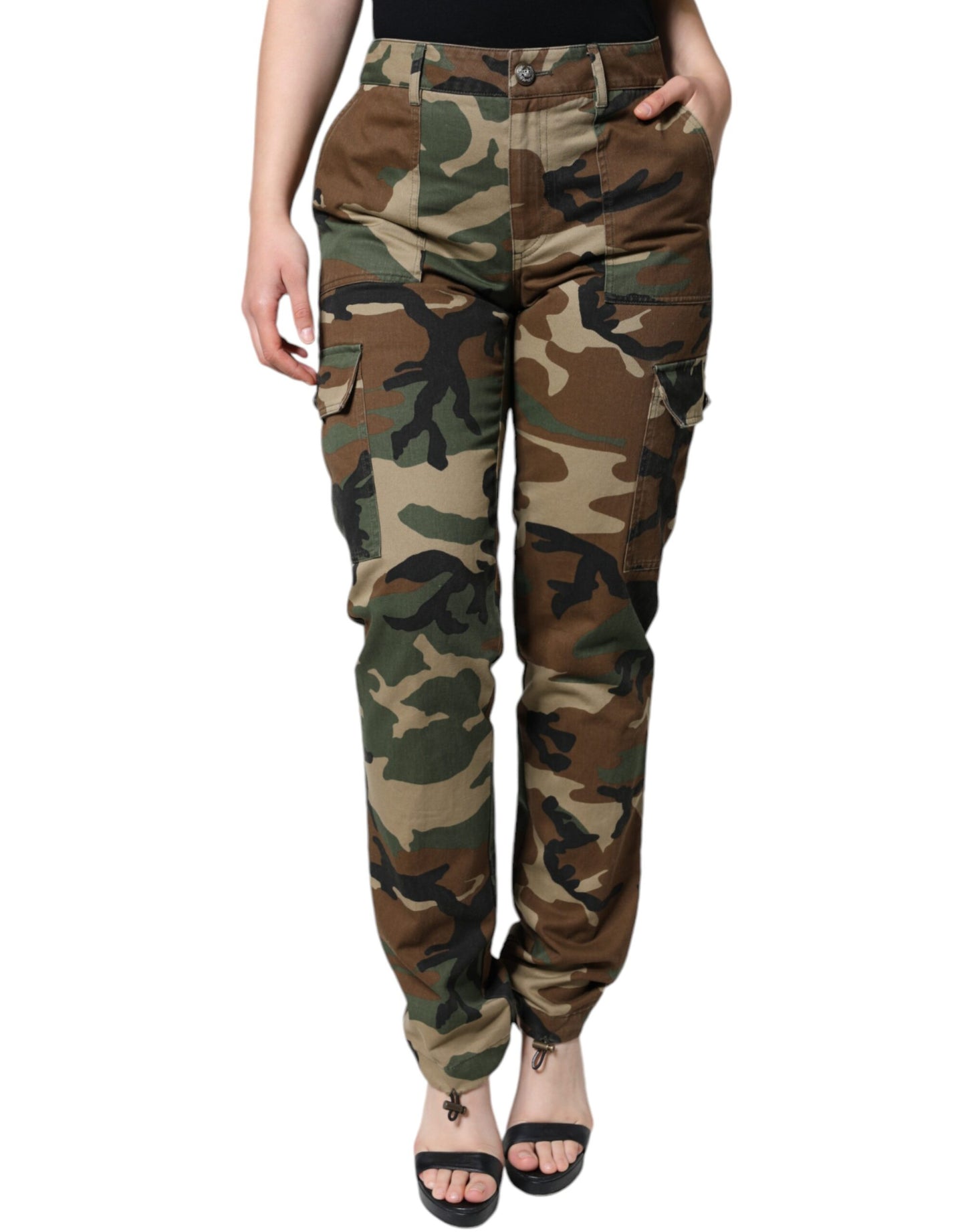 Pantalon cargo Dolce & Gabbana camouflage multicolore