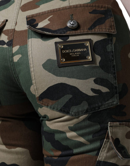 Pantalon cargo Dolce & Gabbana camouflage multicolore