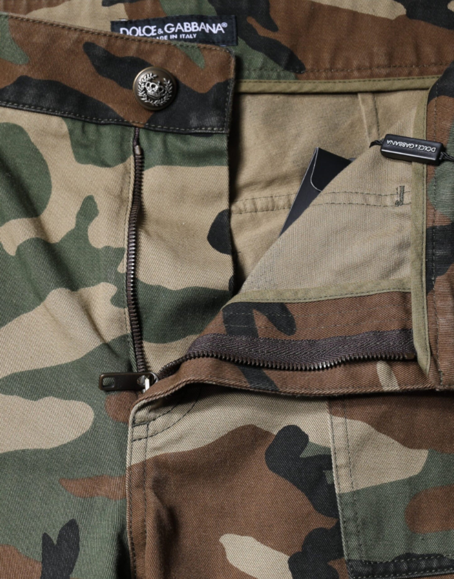 Pantalon cargo Dolce & Gabbana camouflage multicolore
