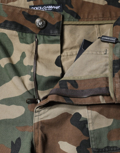Pantalon cargo Dolce & Gabbana camouflage multicolore