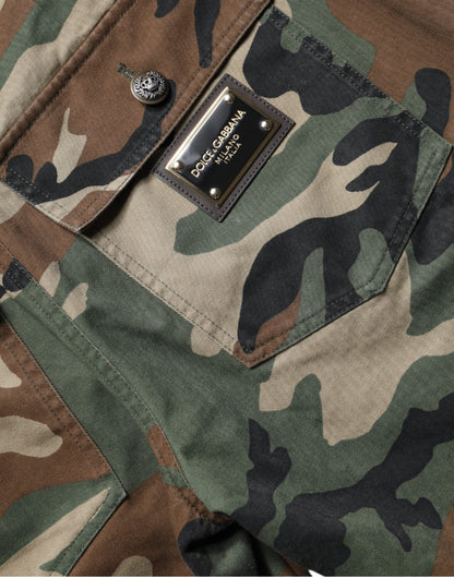Pantalon cargo Dolce & Gabbana camouflage multicolore