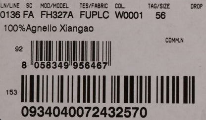 Bonnet Dolce & Gabbana en fourrure d'agneau Xiangao blanche