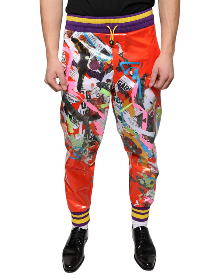 Pantalon de jogging imprimé multicolore Dolce & Gabbana