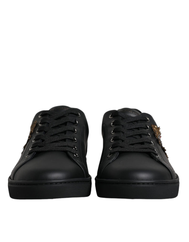 Zapatillas Dolce & Gabbana Negras London Sacred Heart para Hombre