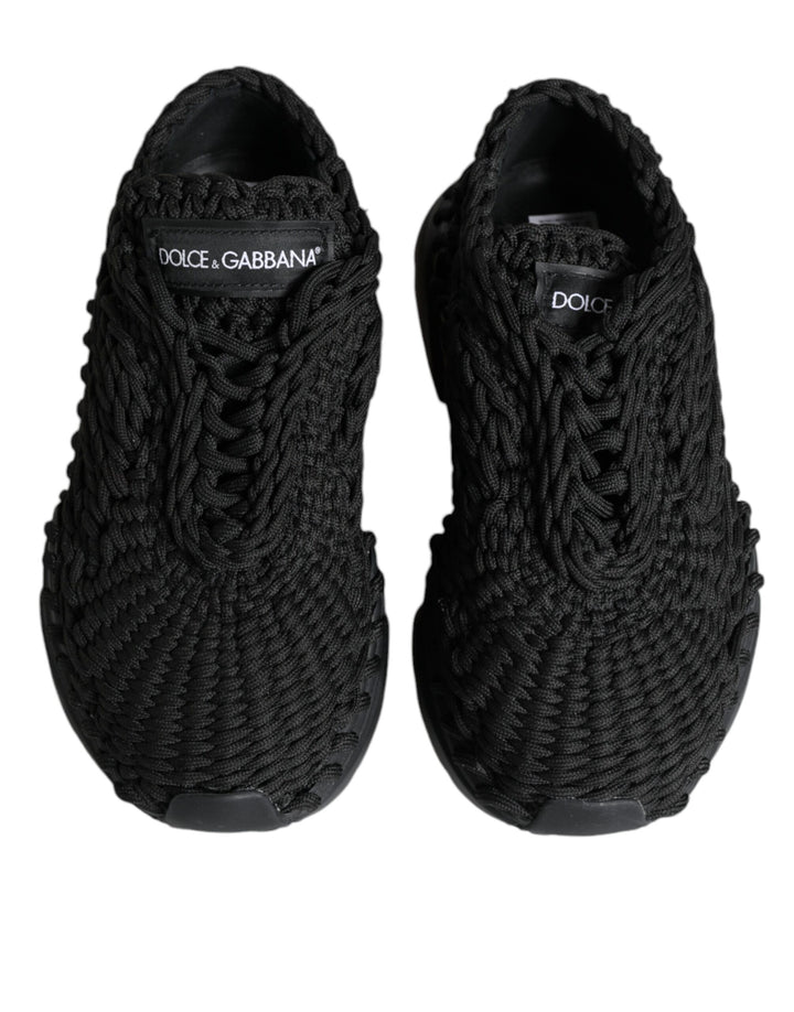 Zapatillas Dolce & Gabbana Daymaster negras de punto