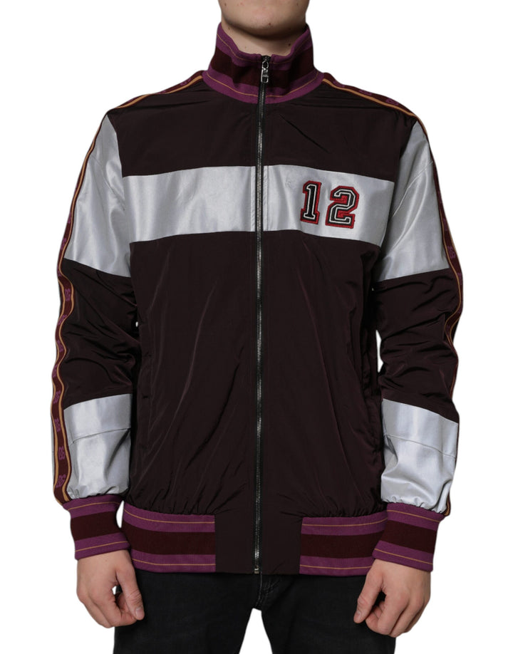 Veste de survêtement homme Dolce & Gabbana multicolore avec fermeture éclair intégrale