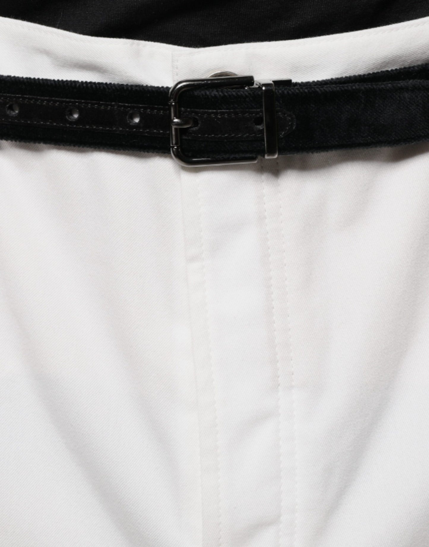 Brunello Cucinelli Pantalones de Vestir de Hombre de Algodón Blanco Corte Tapered