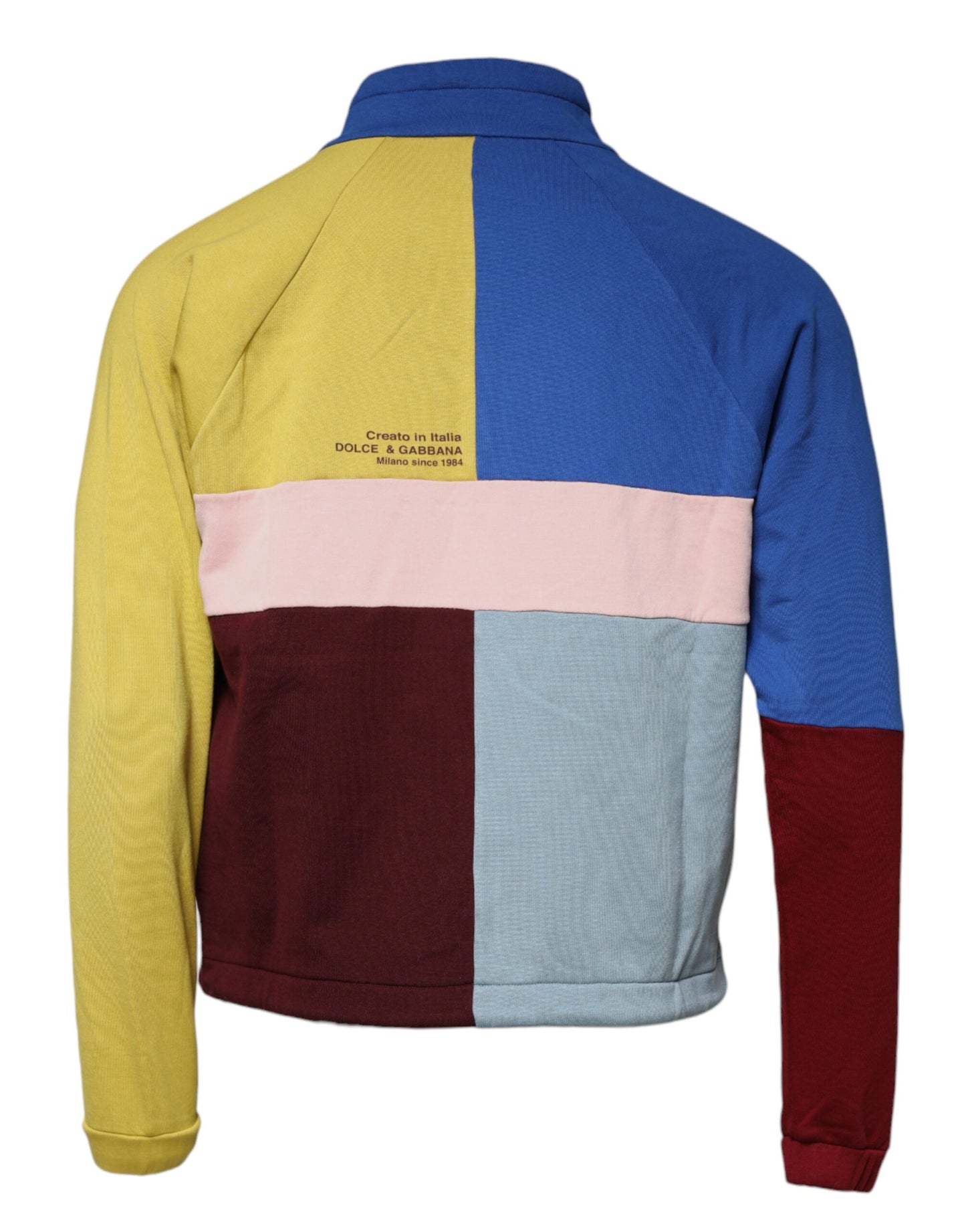 Dolce & Gabbana Sweat-shirt Patchwork Multicolore Homme