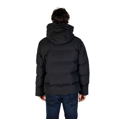 Replay Black Polyamide Coat