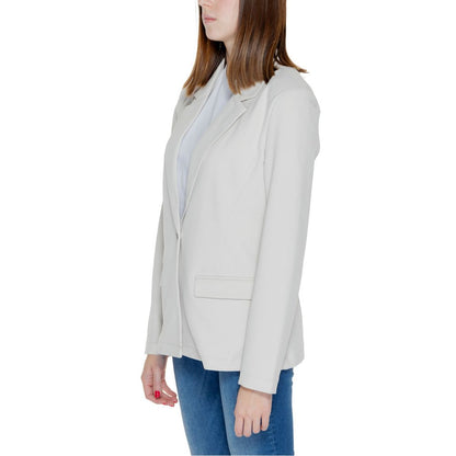 Only Beige Polyester Blazer