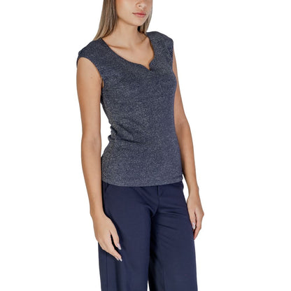 Street One Blue Viscose Tank Tops