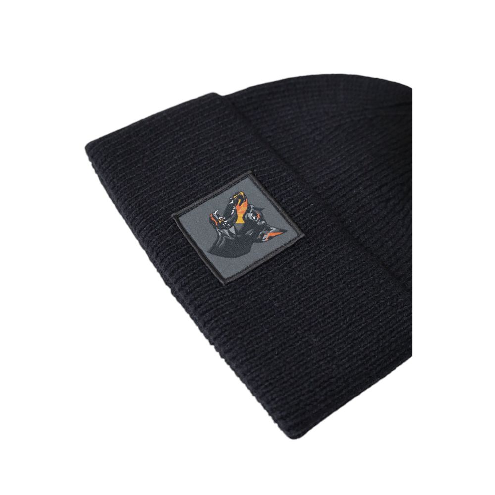 Antony Morato Black Wool Cap (Baseball Hat)
