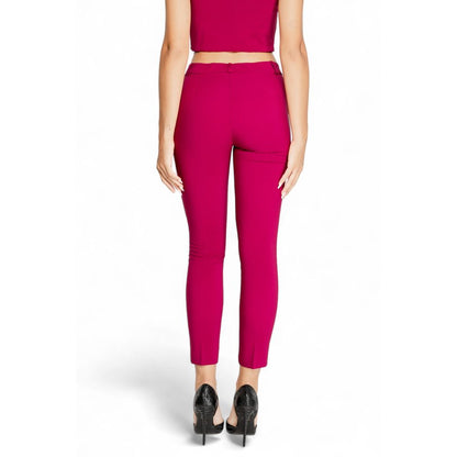 Rinascimento Bordeaux Polyester Casual Pants