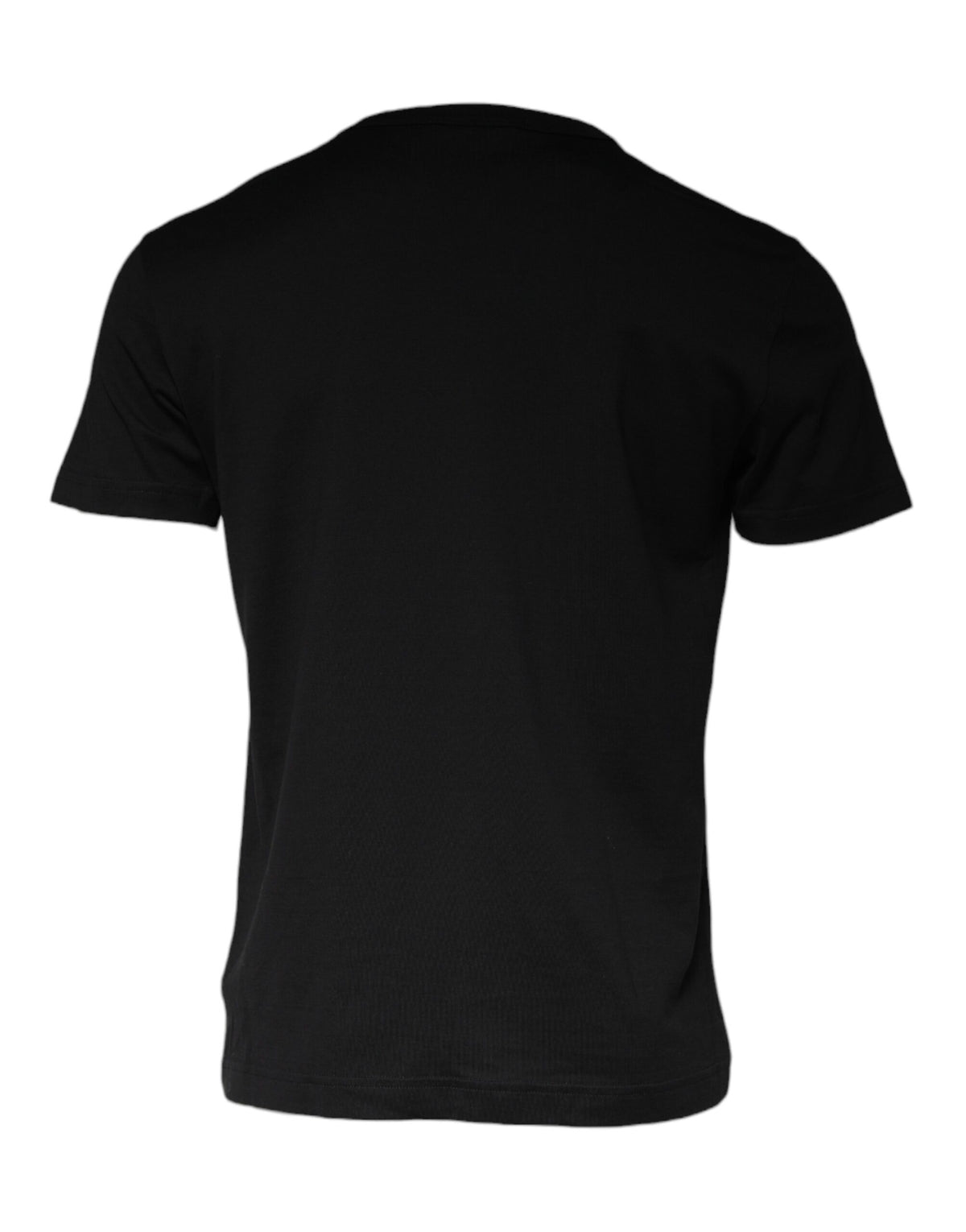 T-shirt en coton noir orné d'un collier Dolce & Gabbana