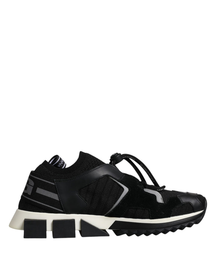 Zapatillas de hombre Dolce & Gabbana Sorrento con logo en blanco y negro