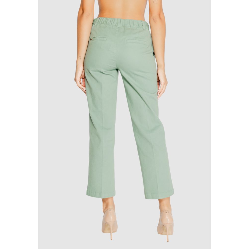 Street One Turquoise Cotton Chino Pants