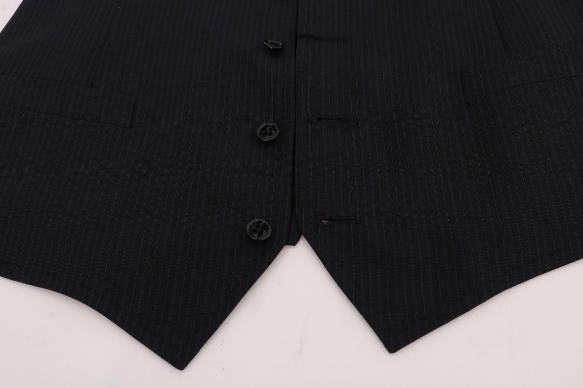 Chaleco de lana a rayas Dolce & Gabbana Negro STAFF